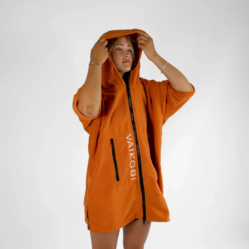 Vaikobi Full Zip Hooded Towel - skiftehåndkle