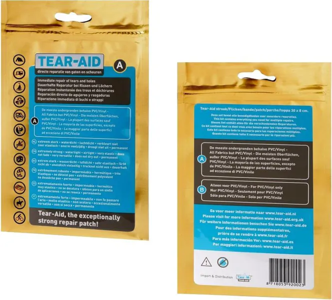Hovedbilde TEAR AID lappesett type A (tekstiler)